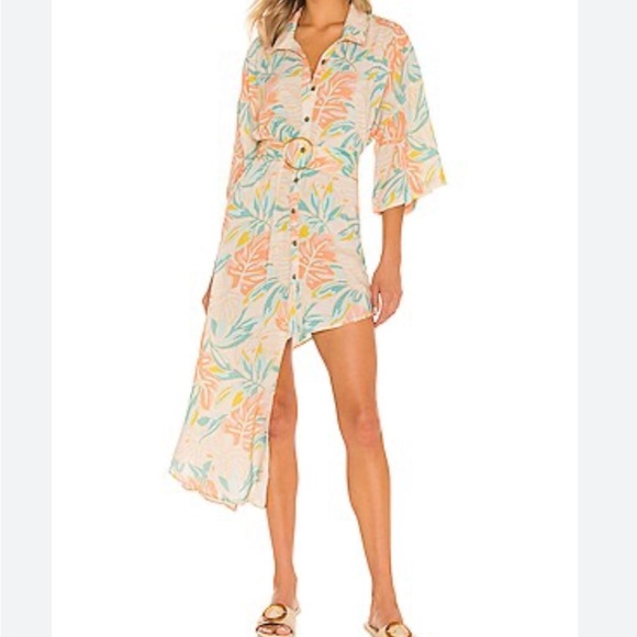 Jen’s Pirate Booty Aloha High Tide Dress W/Belt S - Picture 1 of 10